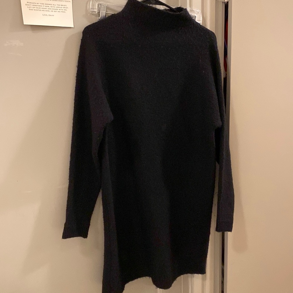 Black sweater dress